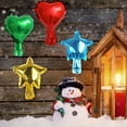 thumbnail image 4 of Happy date 50Pcs/Set Balloon Decor Beautiful Bright-colored Aluminum Foil Creative Star Shape Holiday Balloon for Wedding, 4 of 8