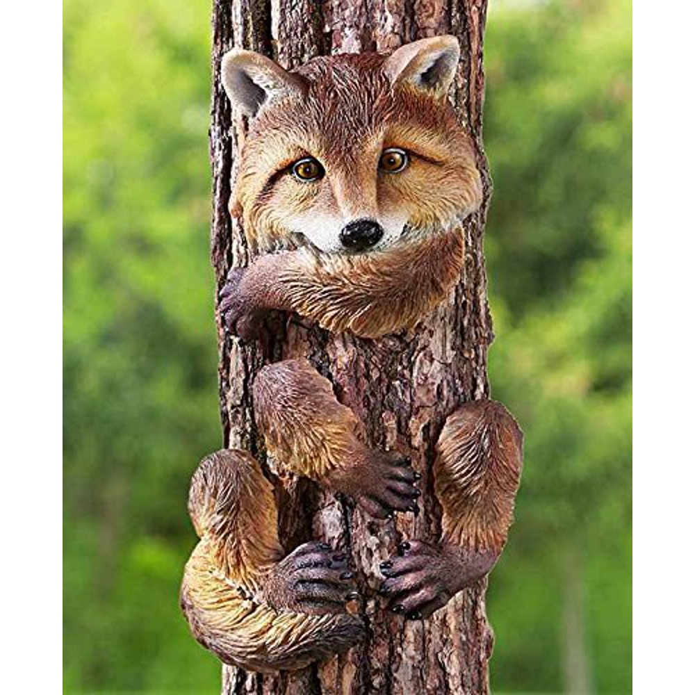 yeti tree hugger statue