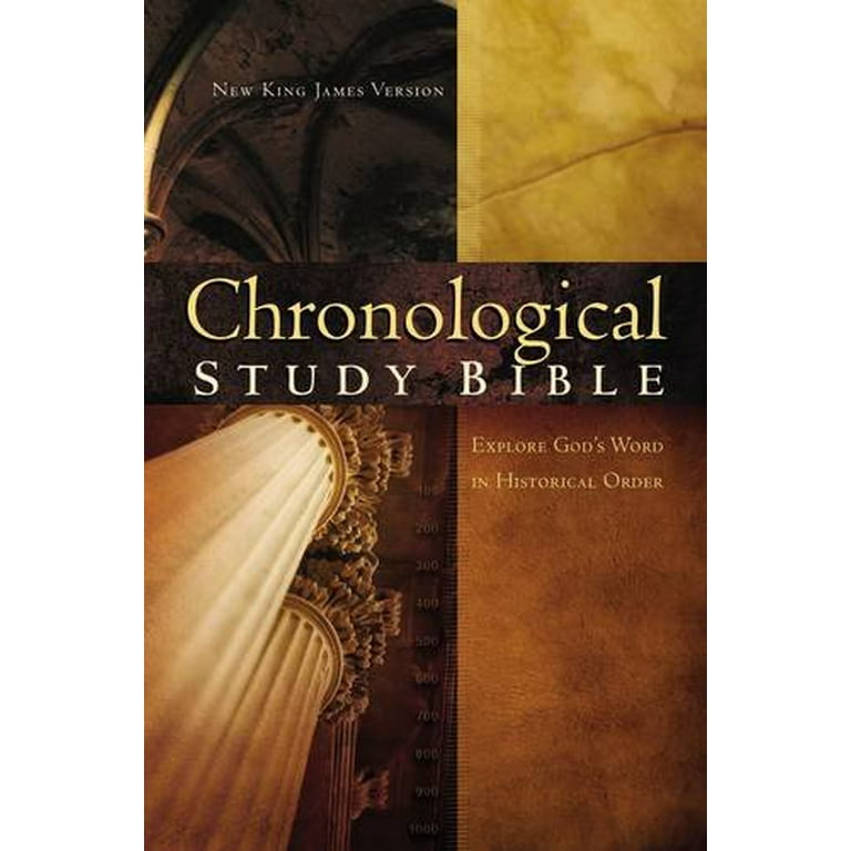 Chronological Study Bible-NKJV (Hardcover) - Walmart.com