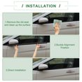 thumbnail image 4 of Unique Bargains Weatherstrip Window Seal Window Trim Seal Belt for Honda Accord 2013-2017 Rear Left No.72950T2AA01 1pc, 4 of 6