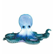 FC Design 9"H LED Blue Octopus Night Light Statue Marine Life Decoration Figurine