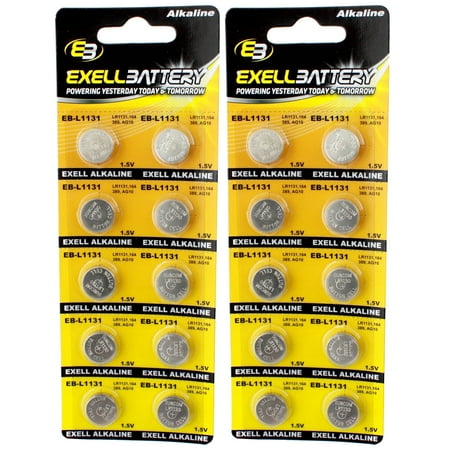 UPC 813662022750 product image for 2pc 10pk Exell EB-L1131 Alkaline 1.5V Watch Battery Replaces AG10 389 | upcitemdb.com