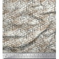 thumbnail image 1 of Soimoi Cotton Voile Fabric Dry Tree Print Fabric by Yard 56 Inch Wide, 1 of 3
