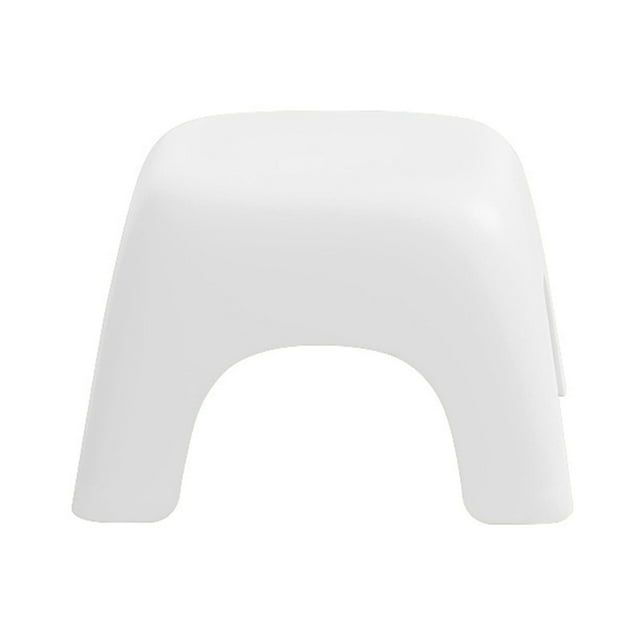 yuksok Petit Tabouret de Salon Marchepied Repose-Pieds Banc Jouet Blanc