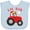AE-Light Blue, variant on Inktastic Farmer Tractor Little Sis Girls Baby Bib