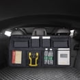thumbnail image 1 of Ganfancp Asiento Trasero Del Coche Bolsa de Almacenamiento Multi Funcional Asiento Trasero Del Coche Bolsa de Tela para Colgar Respaldo Trasero Bolsa de Almacenamiento Común a Todos Los Modelos Ofert, 1 of 6