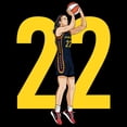 thumbnail image 2 of Game Garment Women Basketball Player 22 Indiana Sports Fan Unisex Crewneck T Shirts Graphic Tees - Clark 22 Black XS-3XL, 2 of 6