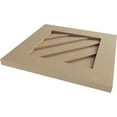 thumbnail image 5 of Ekena Millwork 27"W x 27"H Timberthane Rustic Smooth Diamond Faux Wood Non-Functional Gable Vent, Primed Tan, 5 of 5