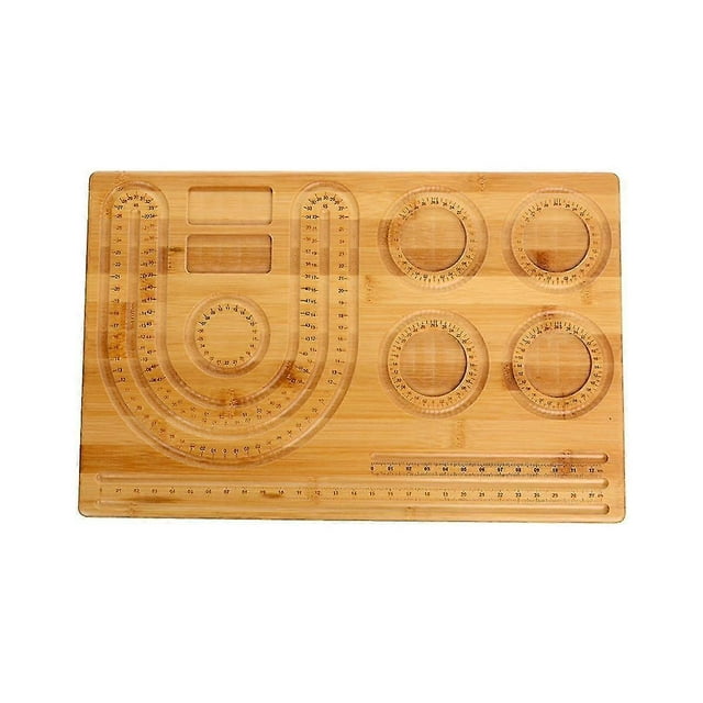 Wooden Combo Beading Board, Necklace Beading Jewelry Organizer Tray Diy Jewelry Bracelet Making Tra