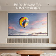 WEMAX 100 Lenticular ALR UST Fixed Frame Screen,0.8 Gain 95% Light Rejection, 4K/8K HDR for Ultra Short Throw Laser Projector