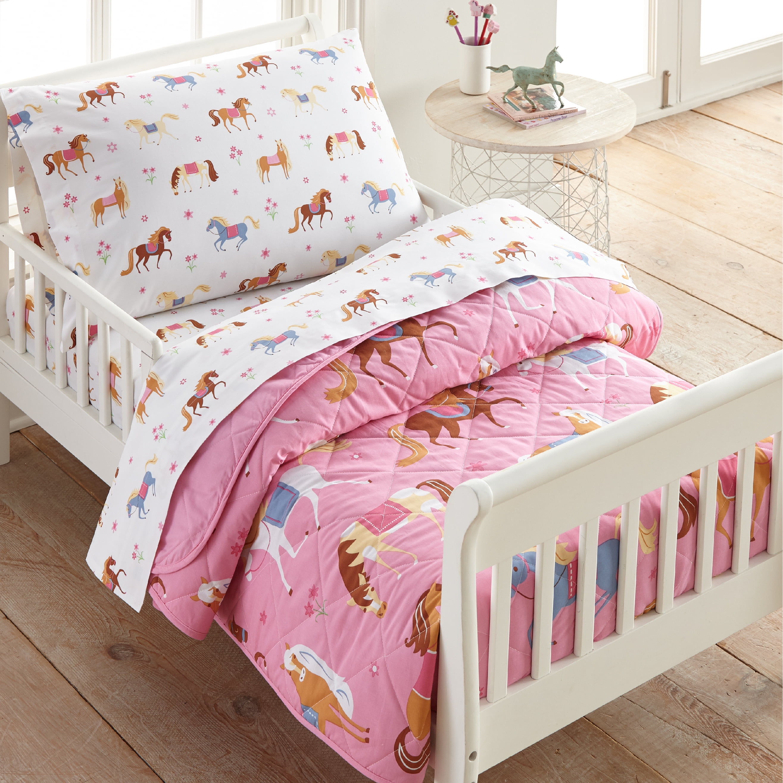 Horses 4 pc Cotton Bed in a Bag Toddler