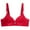 Red, variant on SWSTBBY Womens Bras,Shaping Plus Size Summer Bras for Womens,Women's Solid Color Thickened Middle Decoration Bra Daily Bra