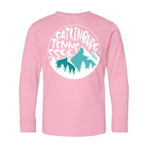 Inktastic Gatlinburg, Tennessee Mountains Long Sleeve Youth T-Shirt