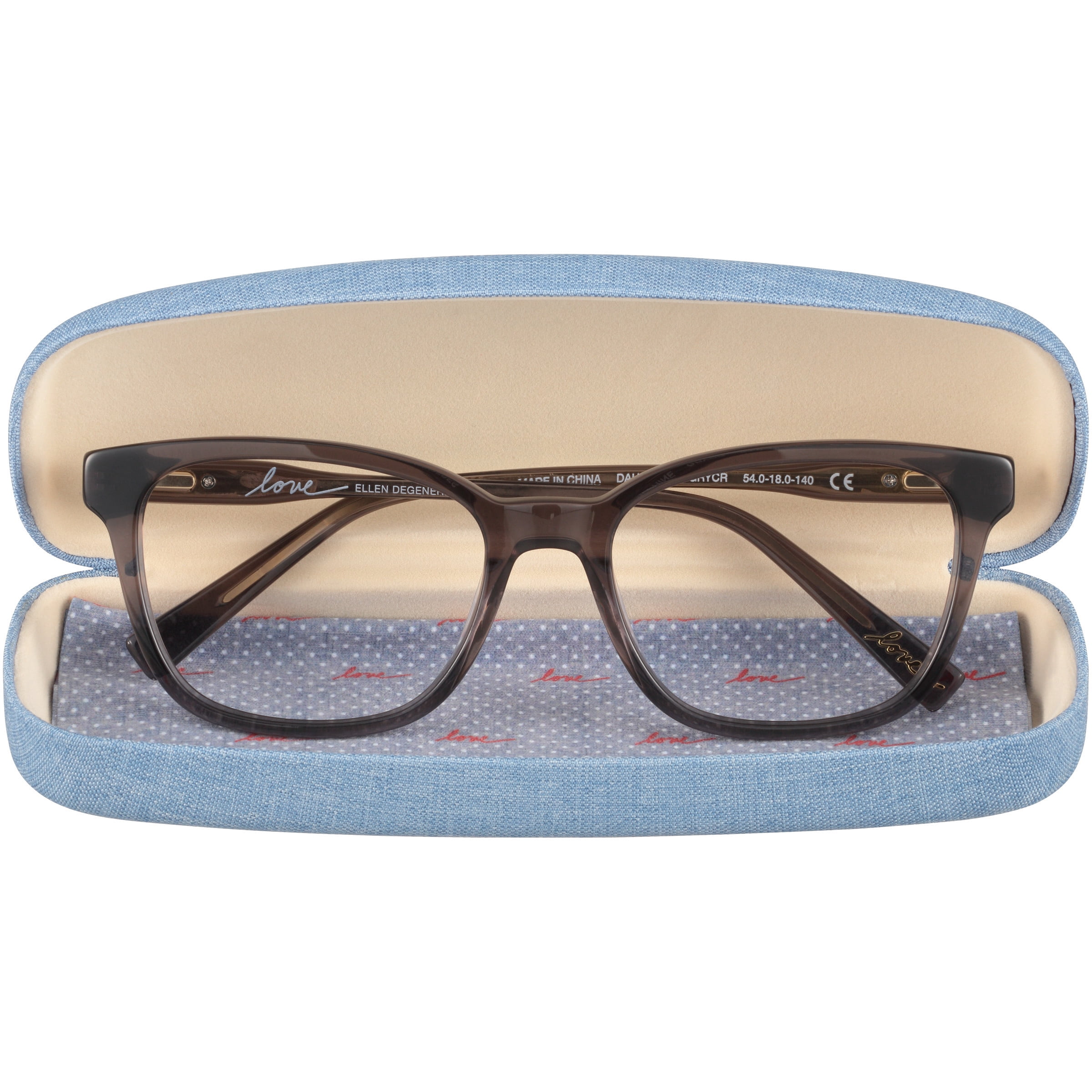 Love by Ellen Degeneres Dauphine Gray Eye Glasses