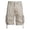 Beige, variant on Shorts for Women’s Shorts for Everyday Comfort and Style with High Waist and Pockets Casual Summer for Women's Wear Blue 34
