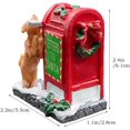 thumbnail image 2 of Christmas Village Props Santa Claus Mailbox Village Sets para la decoración navideña Cute Dog Letter to Santa Claus JAMW Sencillez, 2 of 5