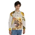 thumbnail image 4 of Happy Women's Day Mastiff Sunflower Vintage Proud Mom All Over Print 3D Baseball Jacket Mastiffs Dog Lover Gifts Idea Bomber Jacket Softball - 02030, 4 of 6
