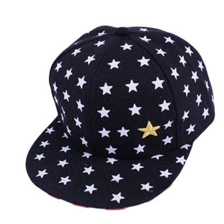 New Kids Baby Children Star Pattern Hip Hop Baseball Cap Peaked Hat