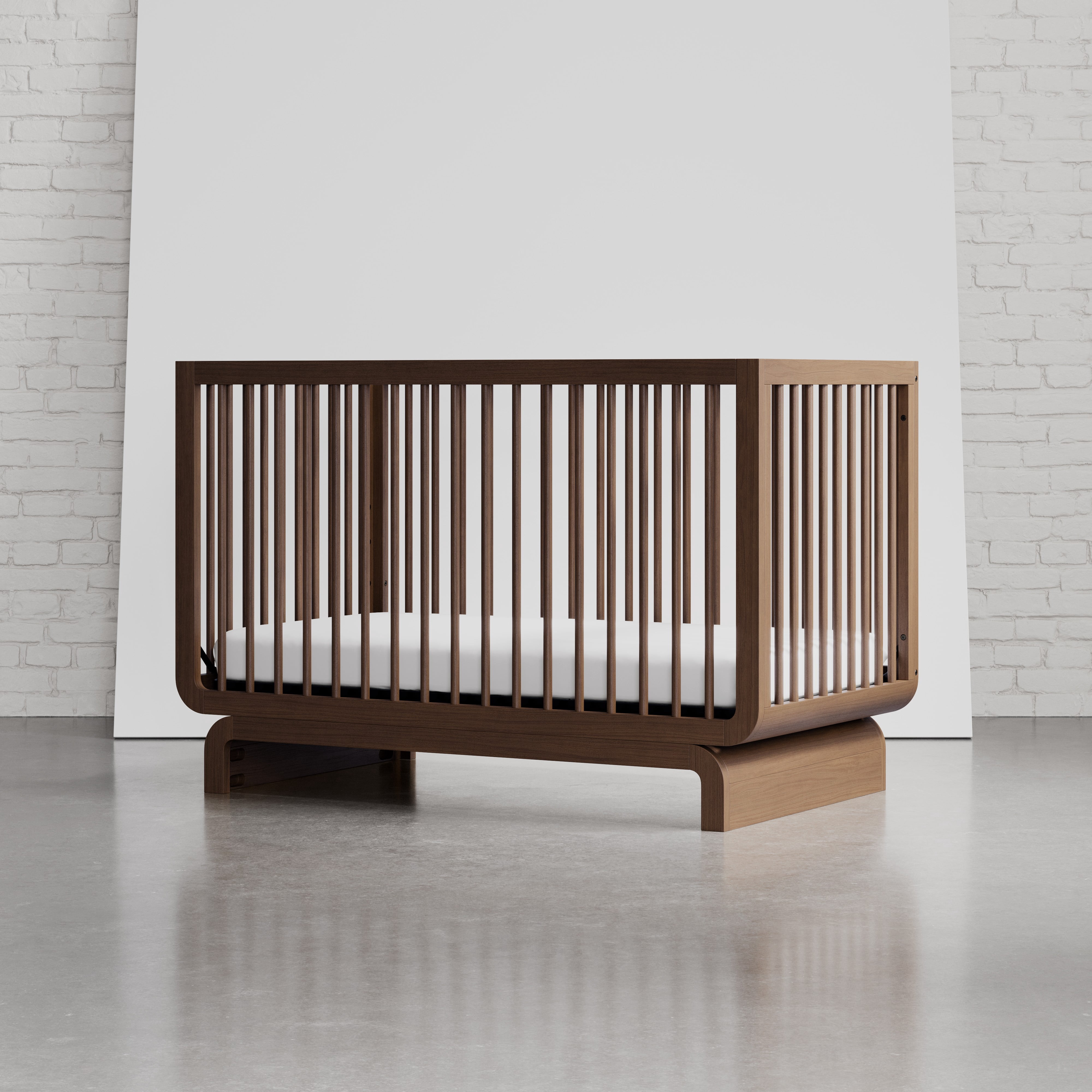 Art of Nursery by Storkcraft Santorini 5-in-1 Convertible Baby Crib, Hazelnut