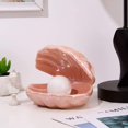 thumbnail image 5 of IMATTOE A Shell Pearl Light LED Accent Lamp Portable Night Light Pearl in Shell Desktop Ornament Home Decor for Bedroom Living Room (Pink), 5 of 5