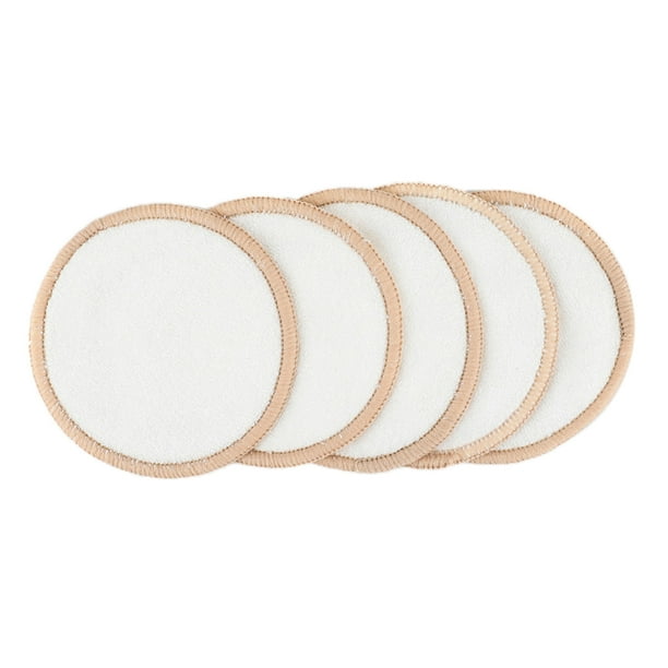 Almohadillas Desmaquilladoras de Bambú Reutilizables Macarena 5 Piezas Almohadilla desmaquillante