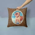 thumbnail image 2 of Carolines Treasures 7016PW1414 Brussels Griffon Fabric Decorative Pillow  14Hx14W multicolor, 2 of 4