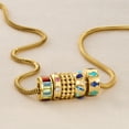 thumbnail image 5 of Ross-Simons 1.70 ct. t.w. Baguette Multi-Gemstone Bead Charm in 18kt Gold Over Sterling, Women's, Adult, 5 of 6