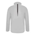 thumbnail image 4 of Badger Sideline Fleece Quarter-Zip Pullover 1489 Silver/ Graphite XL, 4 of 4