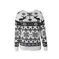 thumbnail image 4 of Christmas Women Sweaters O-neck Pullover Tops Casual Long Sleeve Knitted Xmas Sweater Fall Winter, 4 of 8