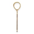 thumbnail image 5 of Auriga Fine Jewelry 14K Yellow Gold Etched Letter E Initial Pendant for Women, 5 of 5