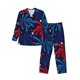thumbnail image 1 of Balery Red White Blue Fireworks Pijama para Hombre de Dos Piezas con Manga Larga, Conjunto de Dormir y Descanso Suave con Bolsillos-X-Large, 1 of 7