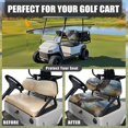 thumbnail image 4 of Bulopur Hummingbird Golf Cart Seat Covers for EZGO TXT RXV/Club Car DS Precedent Boho Floral Golf Cart Bench Cover and Backrest Cover Set, Easy to Install with Straps, 4 of 8