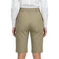 thumbnail image 3 of Dresfit Women's Bermuda Shorts Knee Length Baggy Cargo Shorts Summer 2026 Lightweight Wide Leg Work Shorts Elastic Waist Plus Size Hiking Short Pants XL, 3 of 3
