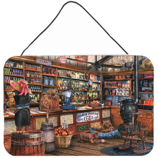 Carolines Treasures PTW2014DS812 The Good Old Days Wall or Door Hanging Prints  8x12 multicolor