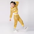 thumbnail image 7 of Kiijoy Little Girls Outfits Sequin Glitter Dance Jacket and Pants Party Set, Sizes 6-7, 7 of 7