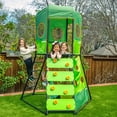 thumbnail image 6 of gobaplay 8.5' Tall 3 Kid Capacity Large Climbing Tower w/ 3 Climbing Levels, 6 of 9