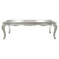 thumbnail image 6 of Acme Bently Mirror Top and Wooden Frame Dining Table in Beige Indoor, 6 of 10