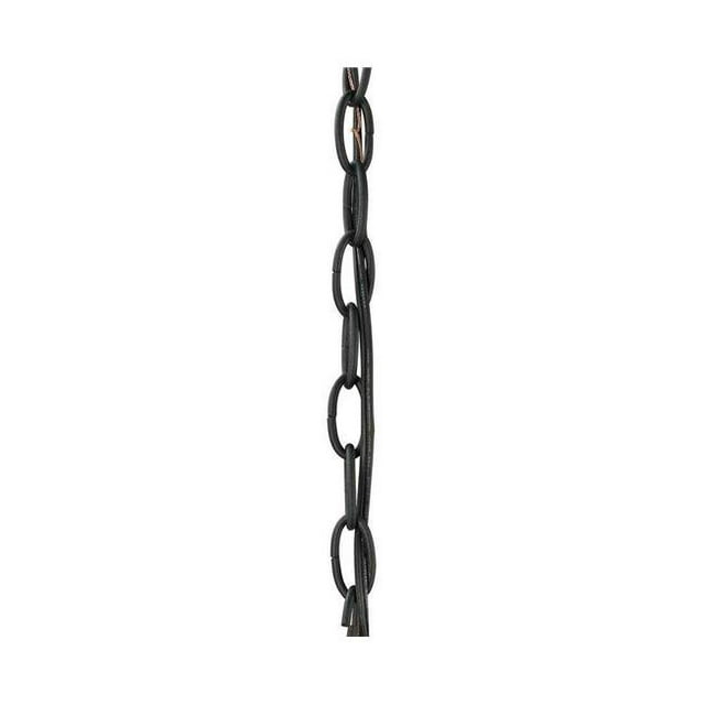 Kichler 4908BK Accessory 1 Light Extra Heavy Gauge Chain, Black - 36 in.