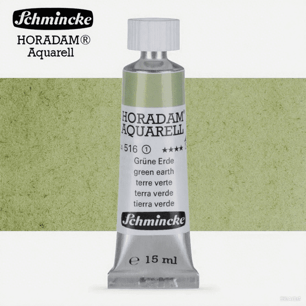 Schmincke - Acuarelas Horadam Aquarell, Tubo de 15ml, Pigmentos Vibrantes Premium para Adultos, Artistas y Aficionados, Serie 516