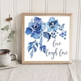 thumbnail image 4 of Tinta azul rosa pintura al óleo por números Kit DIY dibujo imagen para adultos decoración del hogar FLhrweasw Nuevo, 4 of 9