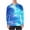 *11-Sky Blue, variant on Men's UPF 50+ Long Sleeve Rash Guard T-Shirt,Colorful Swirl Quick Dry Lightweight Swim Shirt For Men,Purple,S-5XL