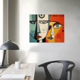 thumbnail image 4 of Orinice Pablo Picasso Canvas Wall Art Prints Abstract Woman Face Line Drawing Art Decor Picasso Minimalist Wall Art Decor Framed Poster for Living Room Bedroom Home Office Decoration Gifts,  20x16in, 4 of 6