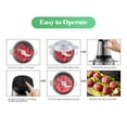 thumbnail image 3 of 2L Mincer Electric Multi Chopper with 2 Speed Levels Household Silent Automatic Meat Grinder for Meat Onions Fruit Vegetables, 3 of 7