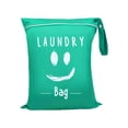 thumbnail image 2 of Travel Laundry Bags - 1 Pack - Laundry Travel Bag, Portable Laundrys Bag, 18.9x14.96 inche, Waterproof Oxford Fabric(Green), 2 of 6