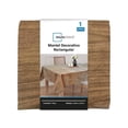 thumbnail image 1 of Mantel de Mesa Mainstays Mantel Rectangular de vinil afelpado  diseño madera cafe 1.40 mt x 2.20 mt, 1 of 4