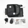 thumbnail image 1 of yeacher RV Door Lock Keyless Entry Door Lock Latch 65ft Remote AntiTheft Lock with Integrated Keypad 1 Remote Controller 2 Mechanical Keys for Travel Trailer RV Yacht, 1 of 6