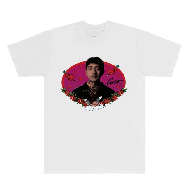 Cuco Valentines Vintage Camisetas Ridin Album Tour Merch Mujeres Hombres Moda Streetwear Camiseta de manga corta