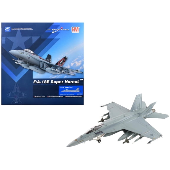 Boeing F/A-18E Super Hornet Fighter Aircraft "Dagger Team (with decals)" United States Navy 1/72 Diecast Model Hobby Master