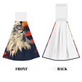 thumbnail image 2 of Sikiie American Bald Eagle A Hand Towel with Loop Hanging Towel Absorbent Tie Towels for Kitchen Tea Bar Bathroom Decor, 2 of 7