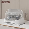 thumbnail image 4 of 100Fens Baby Bottle Drying Rack Baby Bottle Organizer With Covver Bottle Storage With Removable Drip Tray Nursing Baby Bottle Storage Countertop, 4 of 6